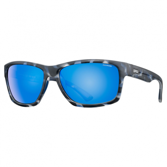 Rapala Precision Faial Matte Blue Havana Grey Blue Mirror in der Gruppe Kleidung & Schuhe / Sonnenbrillen / Polarisierte Sonnenbrillen bei Sportfiskeprylar.se (141712NO)