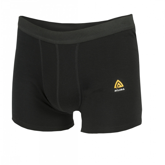 Aclima Warmwool Boxershorts Jet Black in der Gruppe Kleidung & Schuhe / Kleidung / Schichten & Unterwäsche / Unterwäsche bei Sportfiskeprylar.se (142002001-05r)