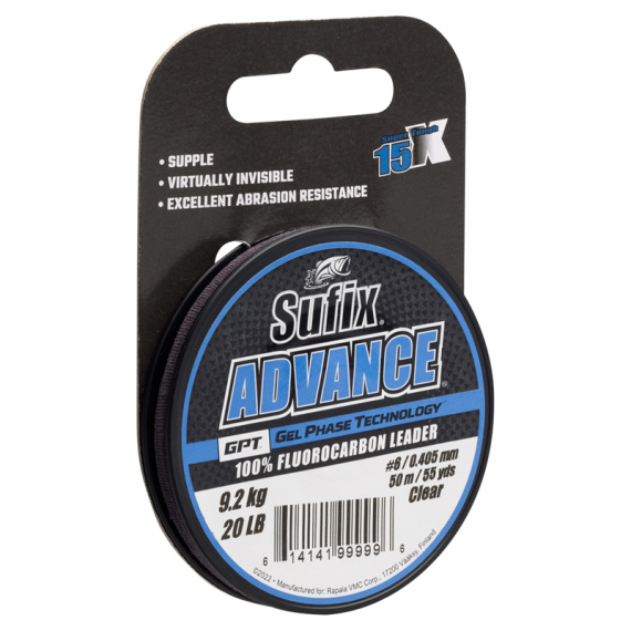 Sufix Advance Fluorocarbon Clear 50m in der Gruppe Schnüre / Fluorocarbon Schnüre bei Sportfiskeprylar.se (142156NOr)