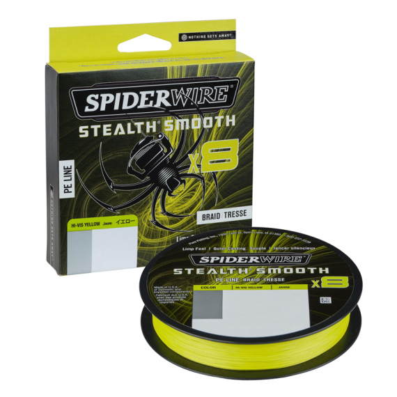 Spiderwire Stealth Smooth Braid 8 Hi-Vis Yellow in der Gruppe Schnüre / Geflochtene Schnüre bei Sportfiskeprylar.se (1422163r)