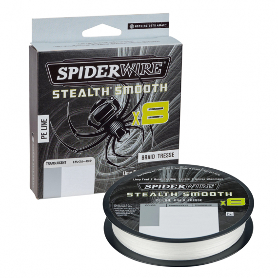 SpiderWire Stealth Smooth Braid 8 0.15mm Translucent 150m in der Gruppe Schnüre / Geflochtene Schnüre bei Sportfiskeprylar.se (1515652)