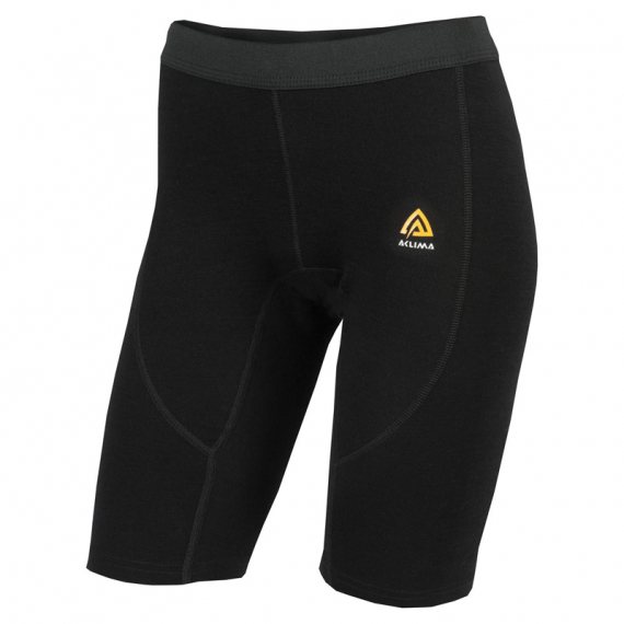 Aclima WarmWool Shorts (Long) Woman, Jet Black in der Gruppe Kleidung & Schuhe / Kleidung / Schichten & Unterwäsche / Unterwäsche bei Sportfiskeprylar.se (142321001-03r)