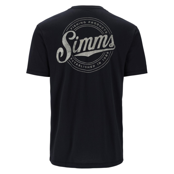 Simms Circle Lockup T-Shirt Black in der Gruppe Kleidung & Schuhe / Kleidung / T-shirts bei Sportfiskeprylar.se (14273-001-20r)