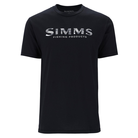 Simms Shroud Fill Logo T-Shirt Black in der Gruppe Kleidung & Schuhe / Kleidung / T-shirts bei Sportfiskeprylar.se (14276-001-20r)