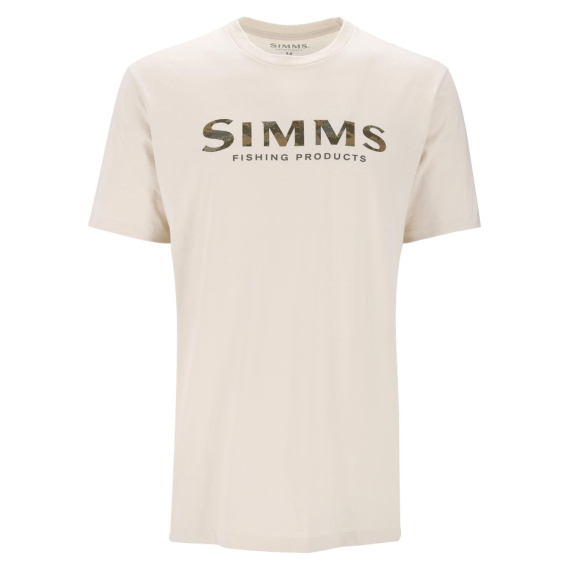Simms Shroud Fill Logo T-Shirt Natural in der Gruppe Kleidung & Schuhe / Kleidung / T-shirts bei Sportfiskeprylar.se (14276-1290-20r)