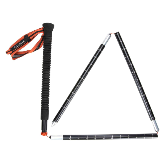 Simms Wading Staff Aluminum Black in der Gruppe Werkzeuge & Zubehör / Watstöcke bei Sportfiskeprylar.se (14369-001-00)