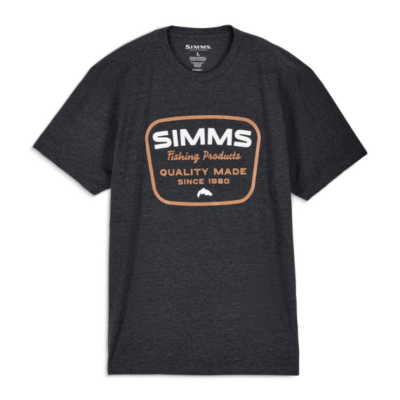 Simms Stamp Lock T-shirt Charcoal Heather in der Gruppe Neuigkeiten / Simms Neuigkeiten bei Sportfiskeprylar.se (14509-086-20r)