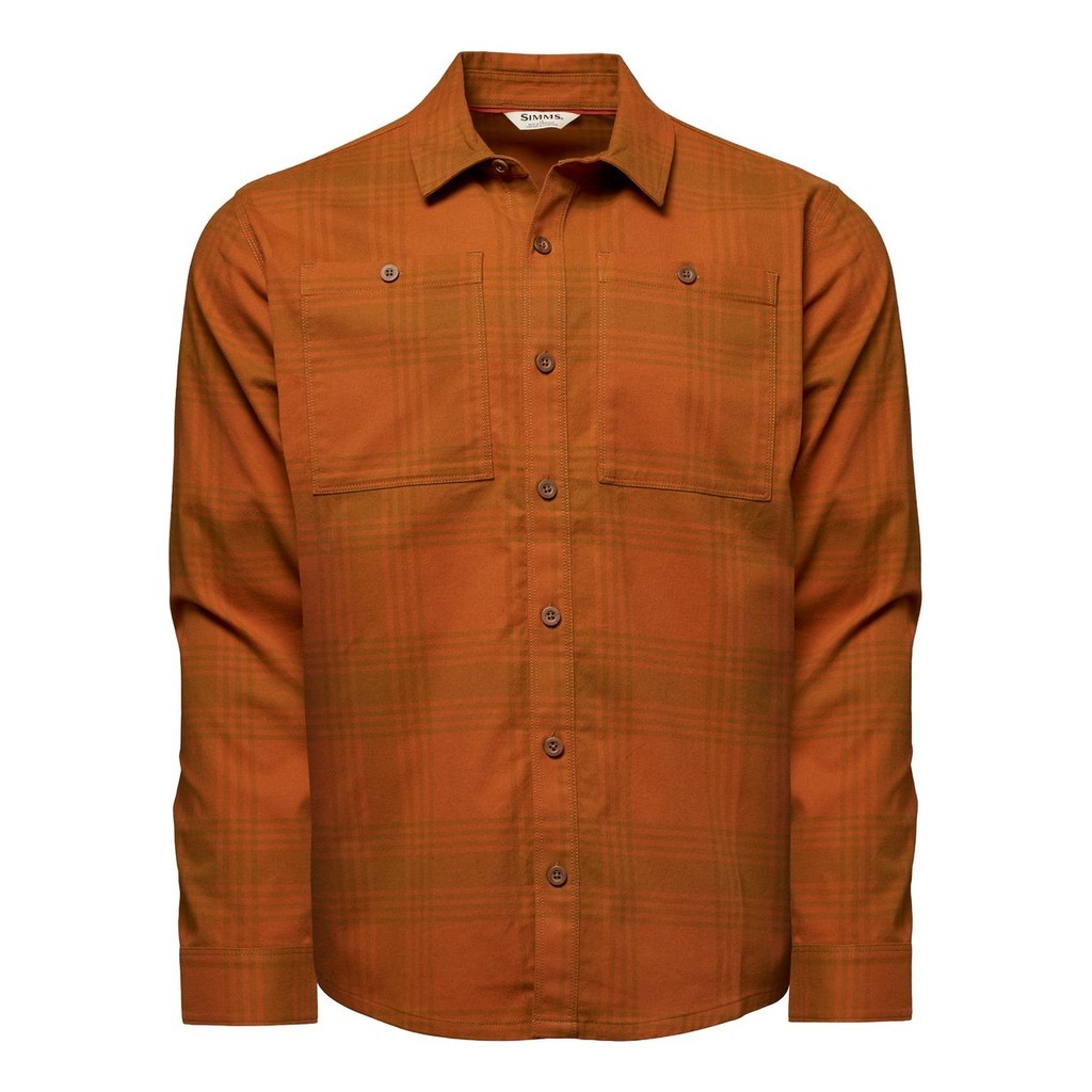 Simms Tailout Flannel Louie Pld Cobia in der Gruppe Kleidung & Schuhe / Kleidung / Hemden bei Sportfiskeprylar.se (14537-1488-30r)