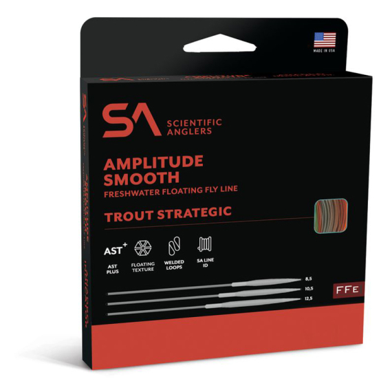 SA Amplitude Smooth Trout Strategic 8.5 in der Gruppe Schnüre / Fliegenschnüre / Einhand bei Sportfiskeprylar.se (145510r)