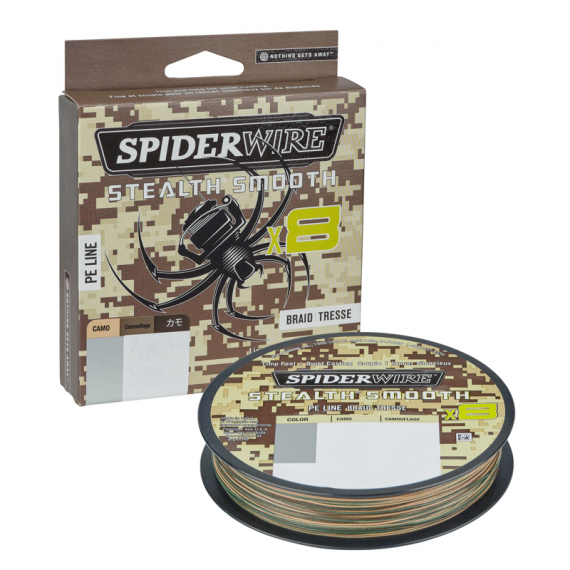 Spiderwire Stealth Smooth Braid 8 150m Camo in der Gruppe Schnüre / Geflochtene Schnüre bei Sportfiskeprylar.se (1476050r)