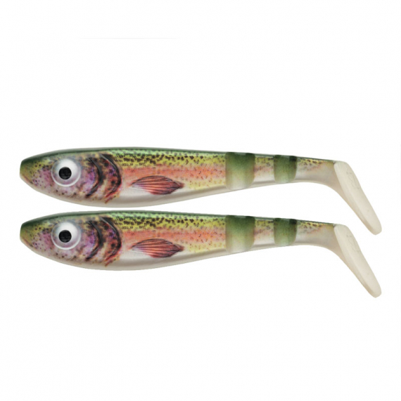 SvartZonker McPike Realistic Colors 25cm, 110g (2-pack) in der Gruppe Köder / Gummiköder / Hecht Gummifische bei Sportfiskeprylar.se (1514488r)
