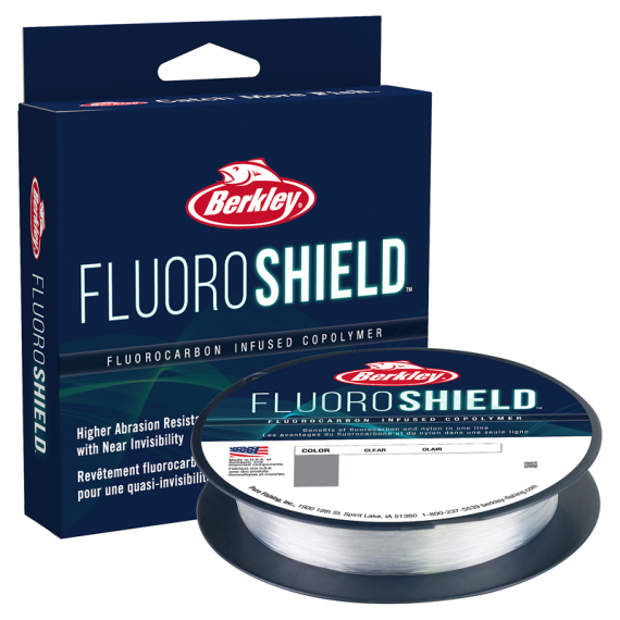 Berkley FluoroShield 274m Clear in der Gruppe Schnüre / Fluorocarbon Schnüre bei Sportfiskeprylar.se (1521238r)
