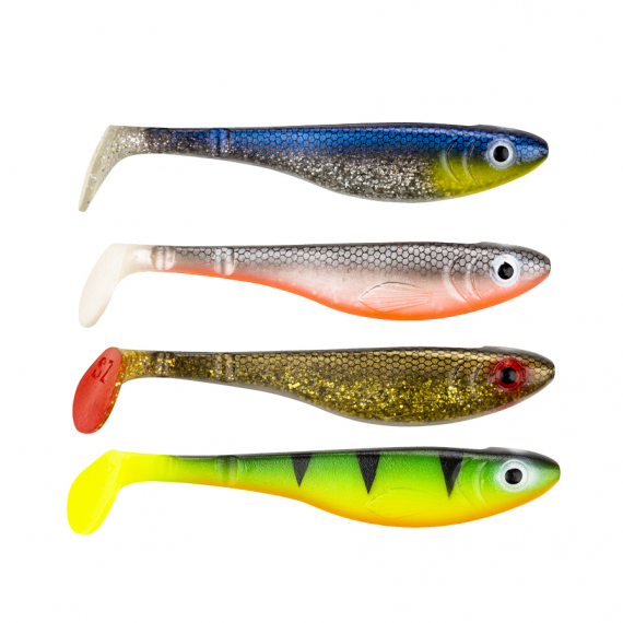Svartzonker McPrey 12cm Essentials Kit (4-pack) in der Gruppe Köder / Gummiköder / Barsch Gummifische & Zander Gummifische bei Sportfiskeprylar.se (1524547)