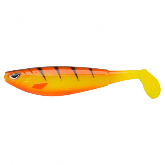 Berkley Sick Flanker 20cm - Hot Yellow Perch (bulk) in der Gruppe Köder / Gummiköder / Hecht Gummifische bei Sportfiskeprylar.se (1531801)