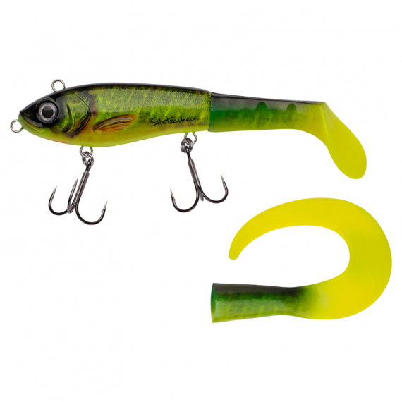 SvartZonker McHybrid 20cm, 100g - Real Hot Pike in der Gruppe Köder / Swimbaits / Hartplastik Swimbaits bei Sportfiskeprylar.se (1531904)