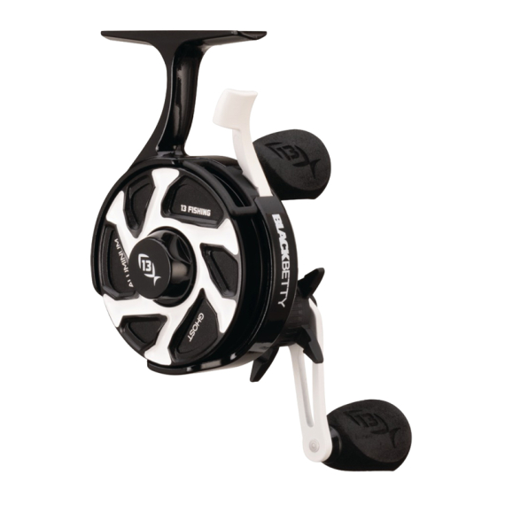 13 Fishing FreeFall Ghost Aluminum spool Ice Reel-2.5-LH, 3+1 in der Gruppe Angelrollen / Eisangel Rollen / Eis Jigging Rollen bei Sportfiskeprylar.se (154469NO)