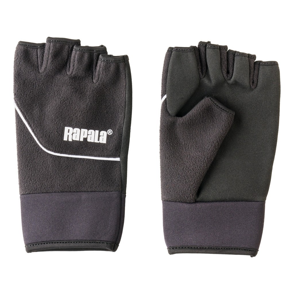 Rapala Soft Shell Cut Finger Gloves Black in der Gruppe Kleidung & Schuhe / Kleidung / Handschuhe bei Sportfiskeprylar.se (154657NOr)