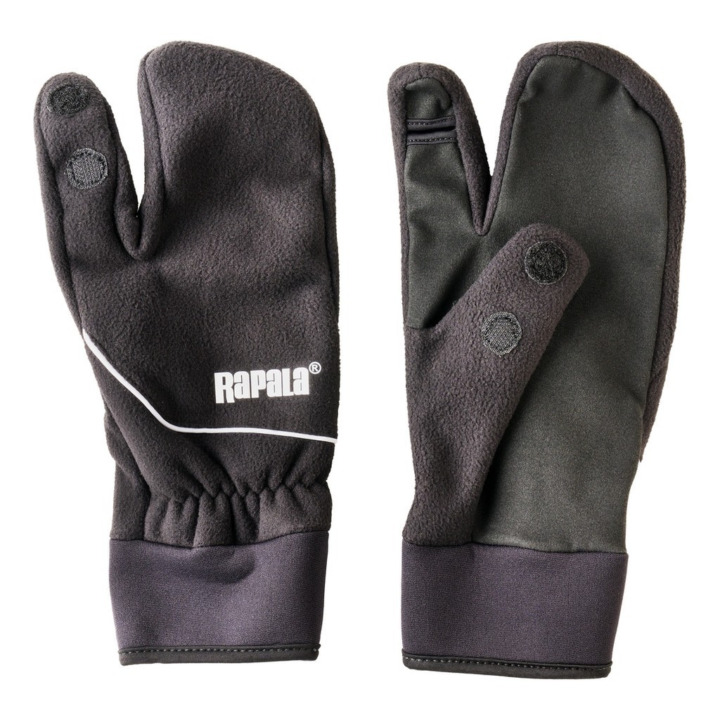 Rapala Soft Shell Open Finger Lobster Gloves Black in der Gruppe Kleidung & Schuhe / Kleidung / Handschuhe bei Sportfiskeprylar.se (154661NOr)