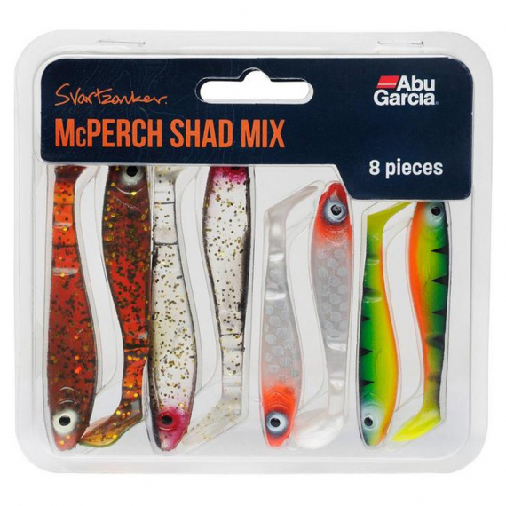 Abu Garcia McPerch Shad Mix (8stk.) in der Gruppe Köder / Gummiköder / Barsch Gummifische & Zander Gummifische bei Sportfiskeprylar.se (1550273)