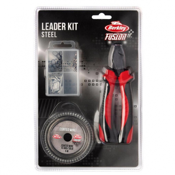 Berkley Fusion19 Leader Kit Steel in der Gruppe Haken & Zubehör / Vorfächer & Vorfachmaterial / Vorfachmaterial / Wire bei Sportfiskeprylar.se (1550777)