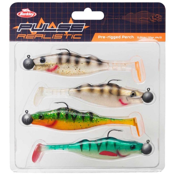 Berkley Pulse Realistic Perch 4pcs in der Gruppe Köder / Köder Sets / Köder Sets Softbaits bei Sportfiskeprylar.se (1551698r)