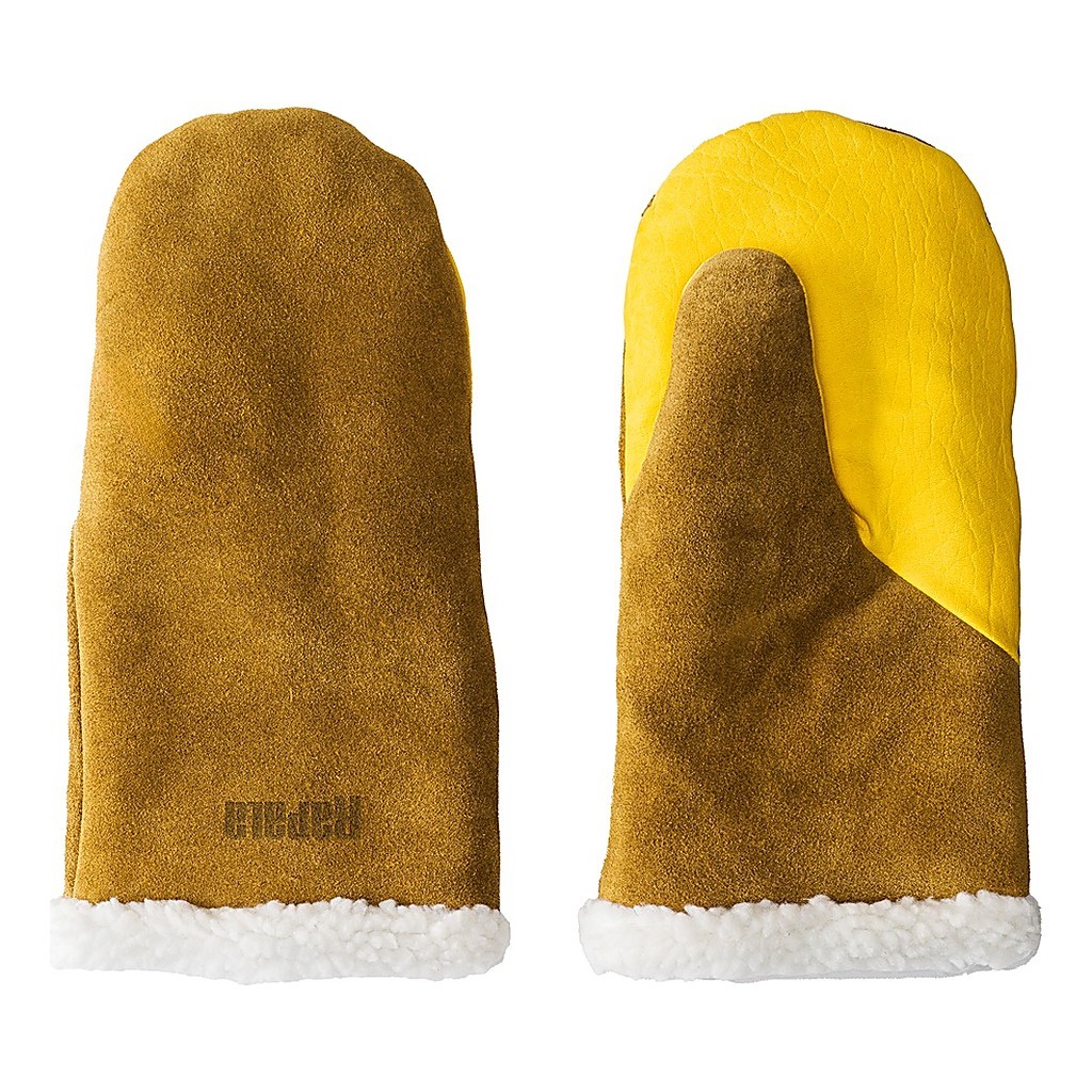 Rapala Winter Mitten Deer Leather Teddy Lining Yellow in der Gruppe Kleidung & Schuhe / Kleidung / Handschuhe bei Sportfiskeprylar.se (156910NOr)