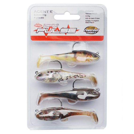 Berkley Pulse Agent E 4-Pack in der Gruppe Köder / Köder Sets / Köder Sets Barsch bei Sportfiskeprylar.se (1580906r)