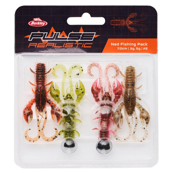 Berkley Ned Fishing Pack in der Gruppe Köder / Gummiköder / Krebse & Creaturebaits bei Sportfiskeprylar.se (1594920r)