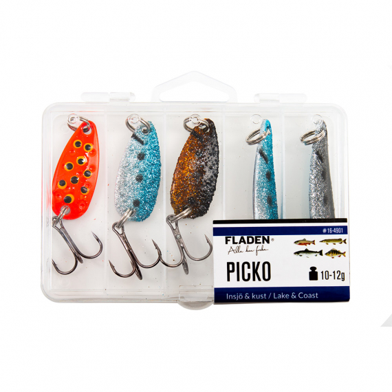 Fladen Picko 5-pack 10-12g Flake in der Gruppe Köder / Blinker bei Sportfiskeprylar.se (16-4901)