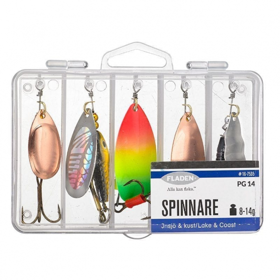 Fladen Spinnare 8-14g 4pcs in der Gruppe Köder / Köder Sets bei Sportfiskeprylar.se (16-7535)