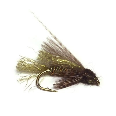 CDC Caddis Emerger Olive # 14 in der Gruppe Köder / Fliegen / Trockenfliegen bei Sportfiskeprylar.se (16058-OLIVE-14)