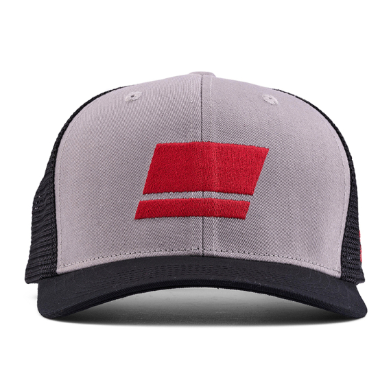 Abu Garcia Flag Trucker - Grey/Black/Black in der Gruppe Kleidung & Schuhe / Kappen & Kopfbedeckungen / Caps / Trucker-Kappen bei Sportfiskeprylar.se (1640096)