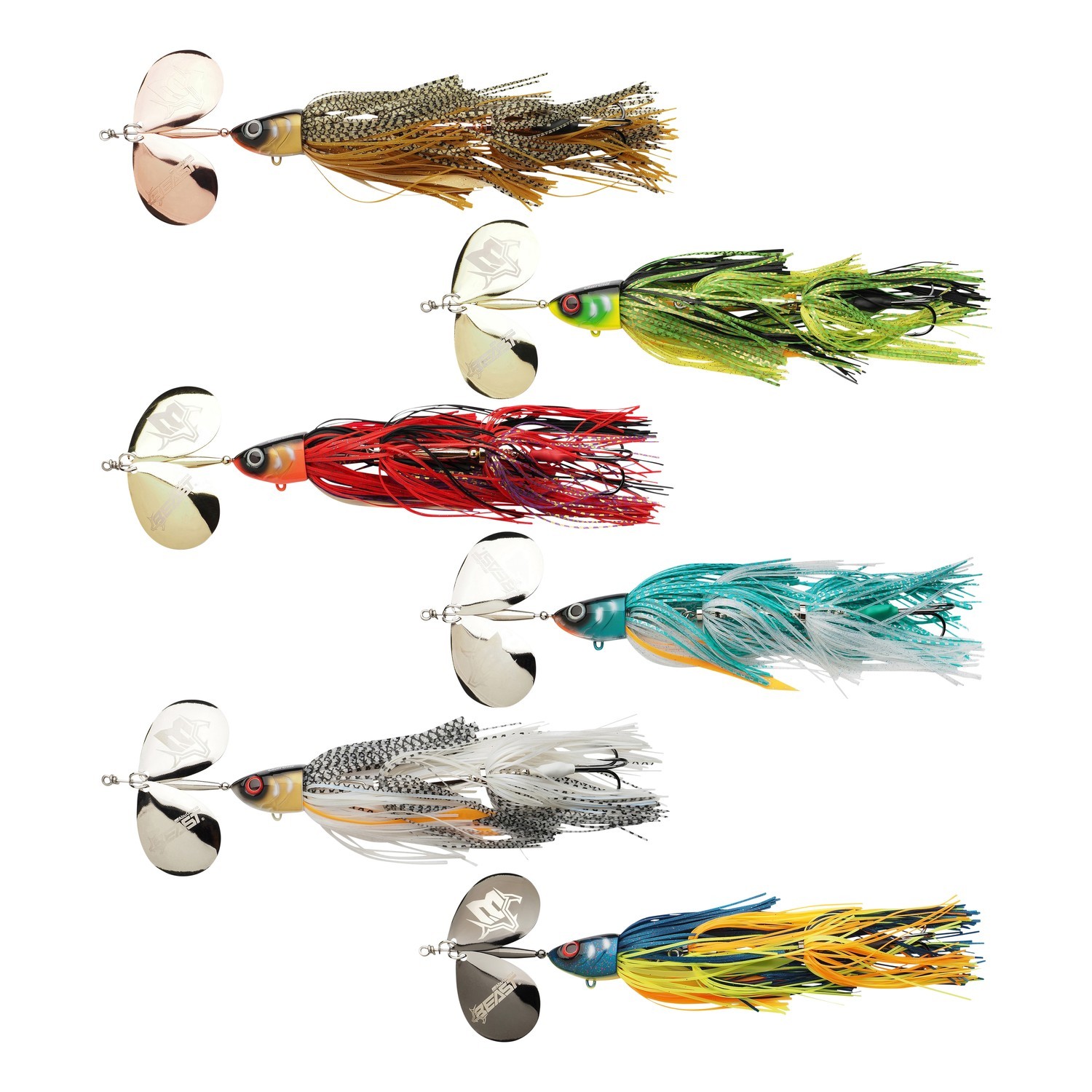 Abu Garcia Beast Skirted Spinner in der Gruppe Köder / Spinners / Spinnerbait bei Sportfiskeprylar.se (1640647r)