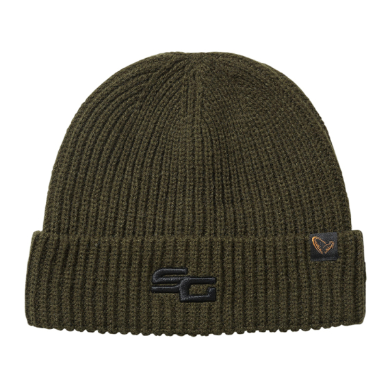 Savage Gear Wool Mix Beanie - Green in der Gruppe Kleidung & Schuhe / Kappen & Kopfbedeckungen / Mützen bei Sportfiskeprylar.se (1642625)