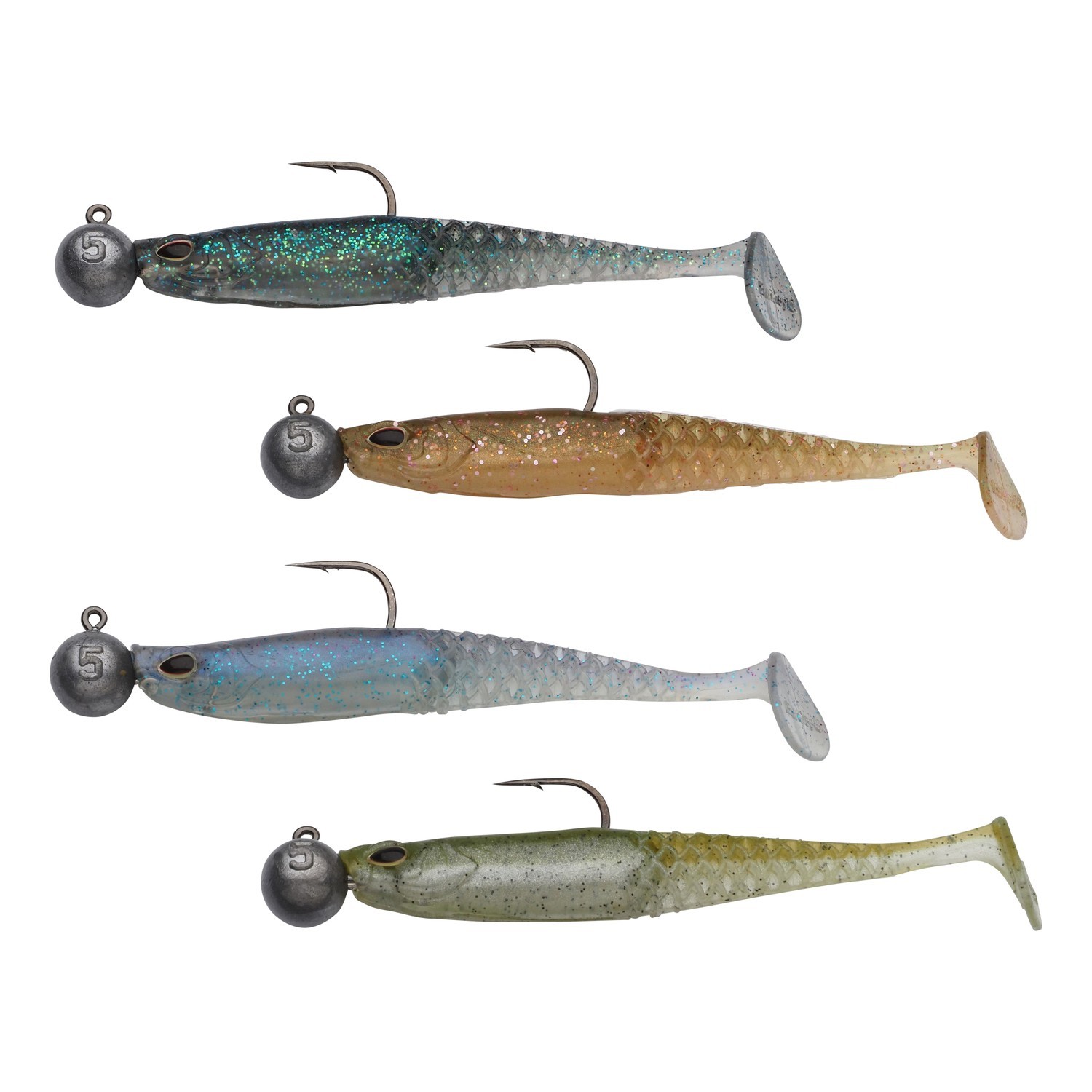 Berkley Cullshad Slim Ready To Fish Mixpack in der Gruppe Köder / Gummiköder / Barsch Gummifische & Zander Gummifische bei Sportfiskeprylar.se (1655583r)