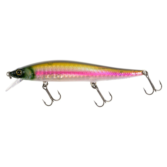 Fladen Maxximus JRK Munchy short lip 100mm Pink Silver in der Gruppe Köder / Wobbler / Flachlaufende Wobbler bei Sportfiskeprylar.se (18-00105)