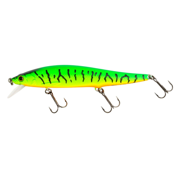 Fladen Maxximus JRK Munchy short lip 100mm Firetiger in der Gruppe Köder / Wobbler / Flachlaufende Wobbler bei Sportfiskeprylar.se (18-00106)