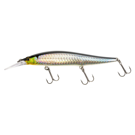 Fladen Maxximus JRK Munchy long lip 100mm Greenblack in der Gruppe Köder / Wobbler / Tieflaufende Wobbler bei Sportfiskeprylar.se (18-00202)