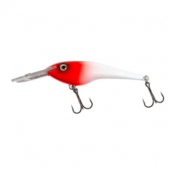 Fladen Warbird Deep Diver 10cm - Red & White in der Gruppe Köder / Wobbler bei Sportfiskeprylar.se (18-3410001)
