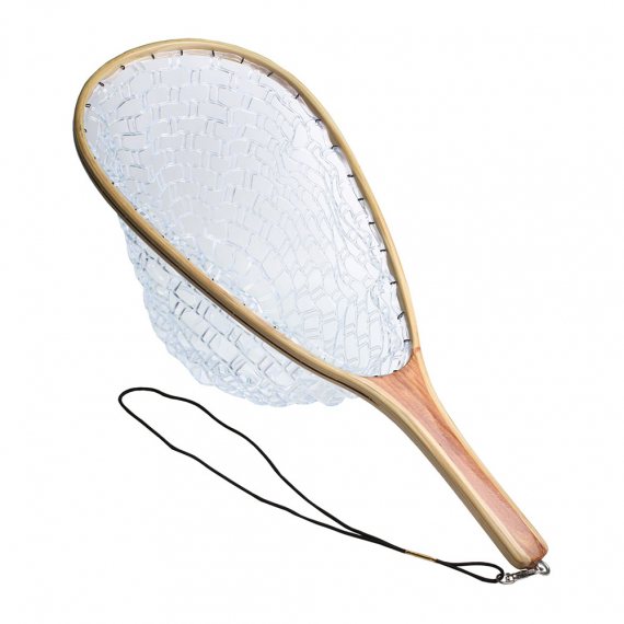 Kescher aus Holz Catch&Release 60x24cm in der Gruppe Werkzeuge & Zubehör / Kescher / Fliegenfischer-Kescher bei Sportfiskeprylar.se (1962-7)