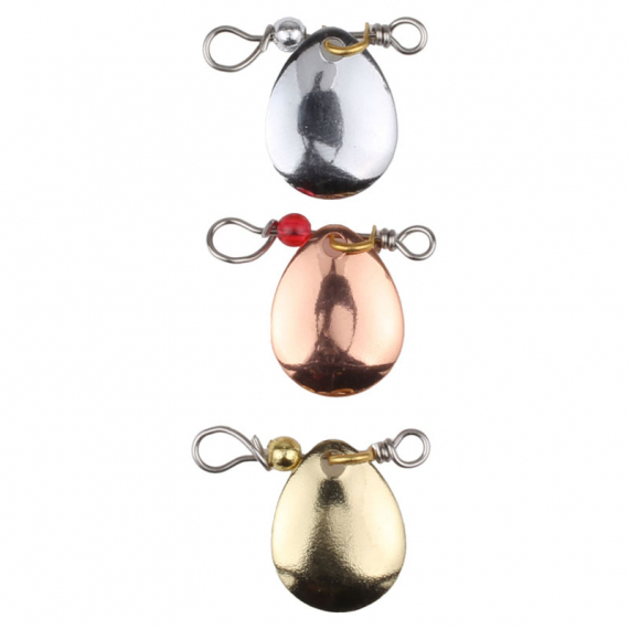 Vicke Spin Blades S/G/C in der Gruppe Haken & Zubehör / Spinnerbait Rigs & Blätter bei Sportfiskeprylar.se (2-VSB)