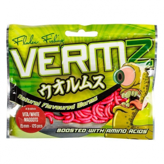 Fladen Vermz Maden, 1,5cm Natural Red in der Gruppe Köder / Boilies, Baits & Groundbait / Fake Baits bei Sportfiskeprylar.se (20-5970-02)
