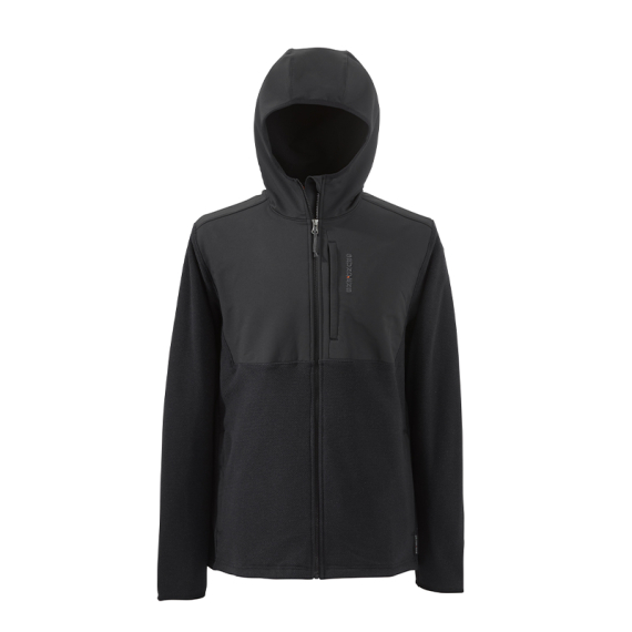 Grundéns Bering Fleece Pro FZ Hoodie Black in der Gruppe Kleidung & Schuhe / Kleidung / Pullover / Hoodies bei Sportfiskeprylar.se (20069-001-0014r)