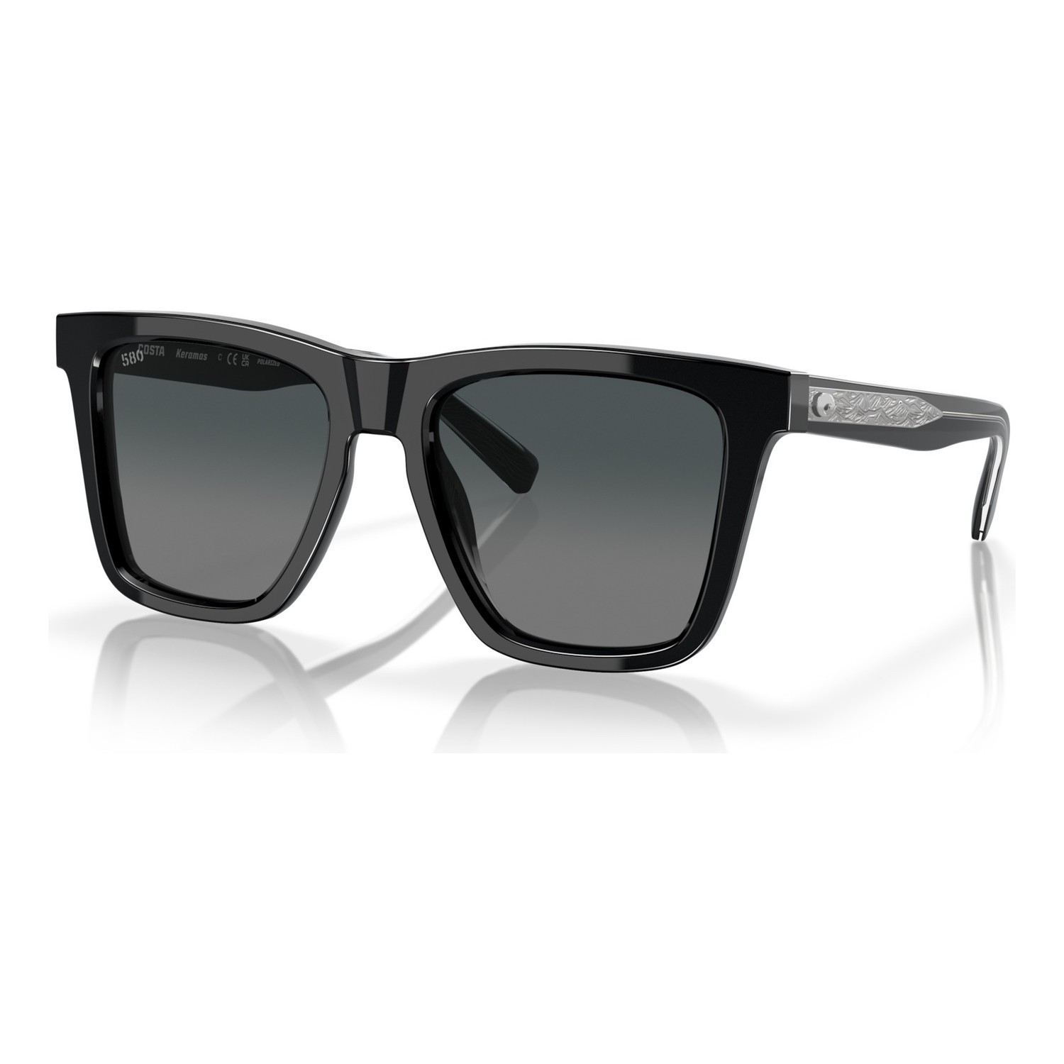 Costa Keramas-Black-Gray Gradient 580G in der Gruppe Kleidung & Schuhe / Sonnenbrillen / Polarisierte Sonnenbrillen bei Sportfiskeprylar.se (20150254)