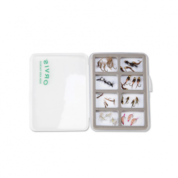Orvis Super Slim Vest Fly Box, 8 Mag Comp in der Gruppe Verwahrung / Boxen & Dosen / Fliegenboxen bei Sportfiskeprylar.se (20201218)