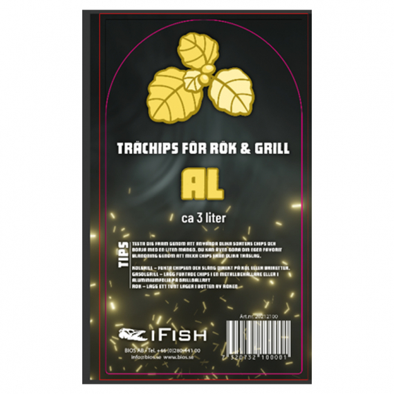 IFISH Flis för Rök & Grill - Al in der Gruppe Outdoor / Campingküchen & Utensilien / Räuchern & Zubehör / Räucherchips bei Sportfiskeprylar.se (20212100)