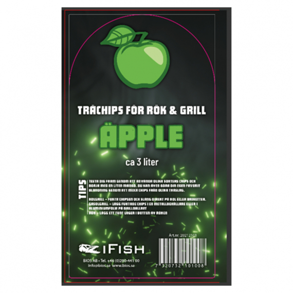 IFISH Flis för Rök & Grill - Äpple in der Gruppe Outdoor / Campingküchen & Utensilien / Räuchern & Zubehör bei Sportfiskeprylar.se (20212101)