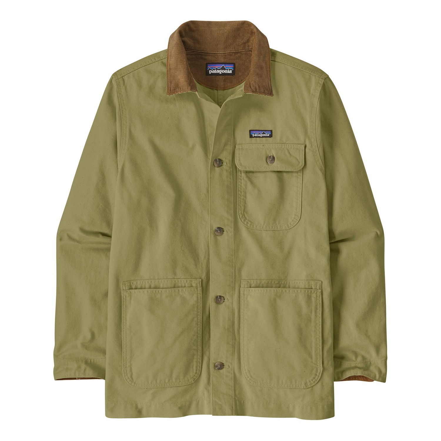 Patagonia M\'s Point Reyes Canvas Jacket Gumtree Green in der Gruppe Kleidung & Schuhe / Kleidung / Jacken / Shell-Jacken bei Sportfiskeprylar.se (20250-GMTG-Sr)