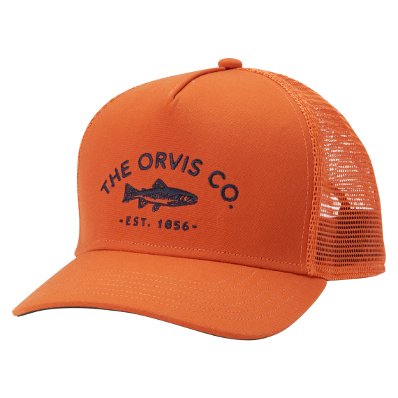 Orvis Co Trucker Hat Red Clay in der Gruppe Kleidung & Schuhe / Kappen & Kopfbedeckungen / Caps bei Sportfiskeprylar.se (20258957)