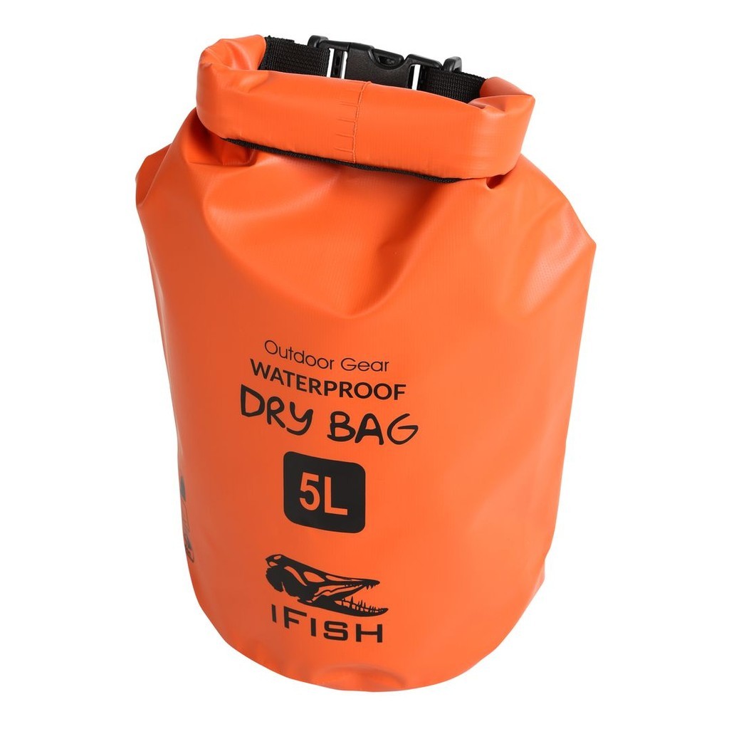 IFISH Dry Bag 5L Orange in der Gruppe Aufbewahrung / Wasserdichte Taschen bei Sportfiskeprylar.se (20266274)